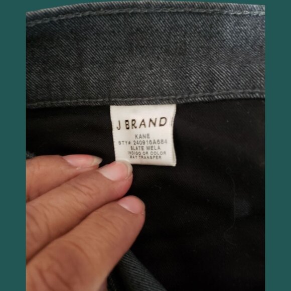 J Brand Kane Straight Fit -Leg Mens Dark Wash Denim Jeans Dark Gray 33 - Picture 6 of 16